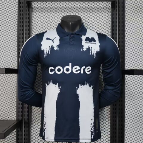 25-26 Monterrey Home Jersey Long Sleeve Player Version