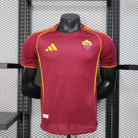 2025-26 Roma Home Jersey (Player Version)