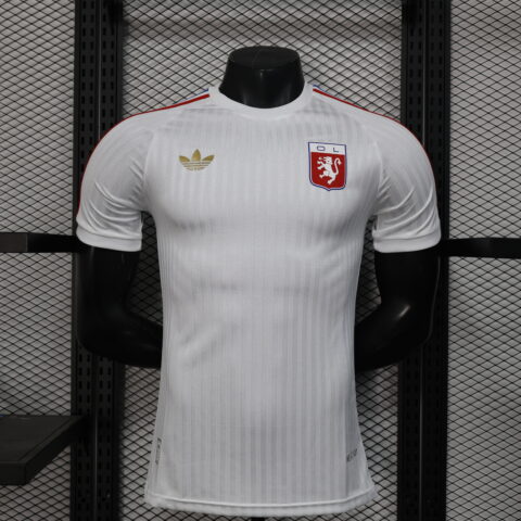 2025-26 Lyon Olympic Special Anniversary Edition White Jersey Player Version