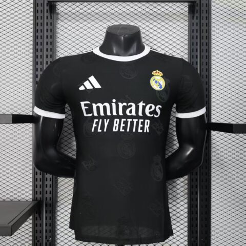 25/26 Real Madrid Special Edition Black Jersey Player Version
