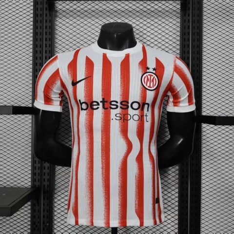 2026 Inter Milan Special Edition Red and White Jersey Player Version