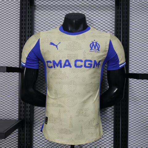 2025-26 Marseille Second Away Football Jersey (Player Version)