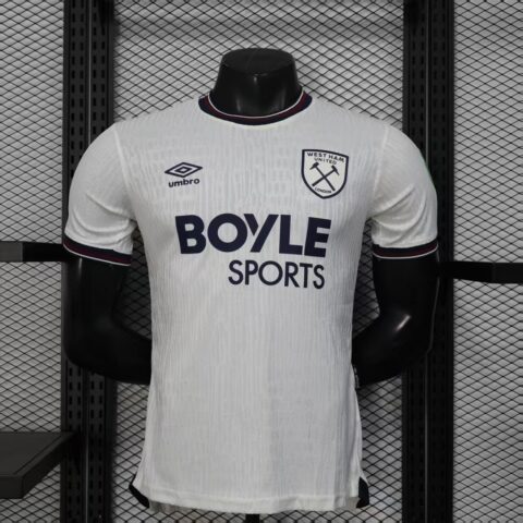 2025-26 West Ham United Away Jersey (Player Version)