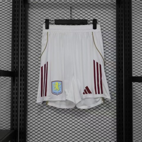 2025-26 Aston Villa Home Shorts (Player Version)