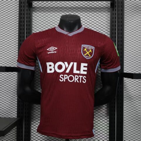 2025-26 West Ham United Home Jersey (Player Version)