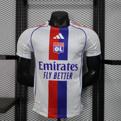 2025-26 Lyon Olympic Home Jersey (Player Version)