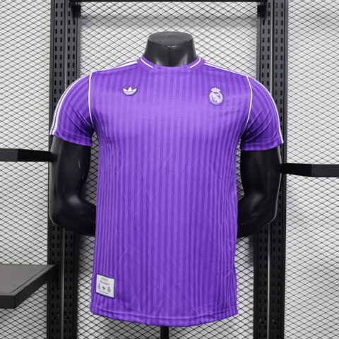 25/26 Real Madrid Casual Purple Jersey Player Edition