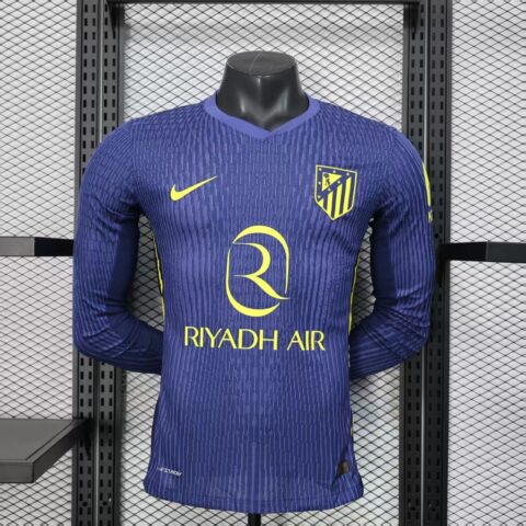 25-26 Atletico Madrid Away Long-Sleeve Jersey (Player Version)