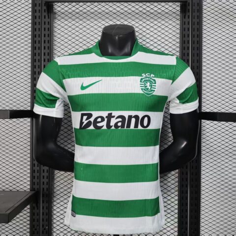 2025-26 Sporting CP Home Jersey Player Version